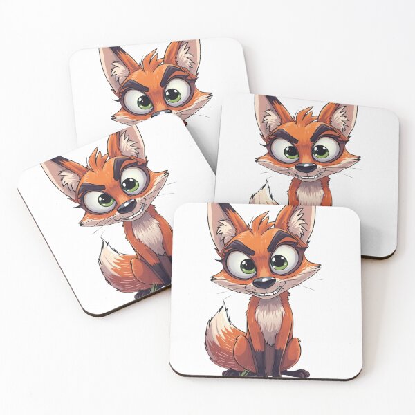 Item preview, Smiling fox in "You look very good" mode designed and sold by Art70shop.
