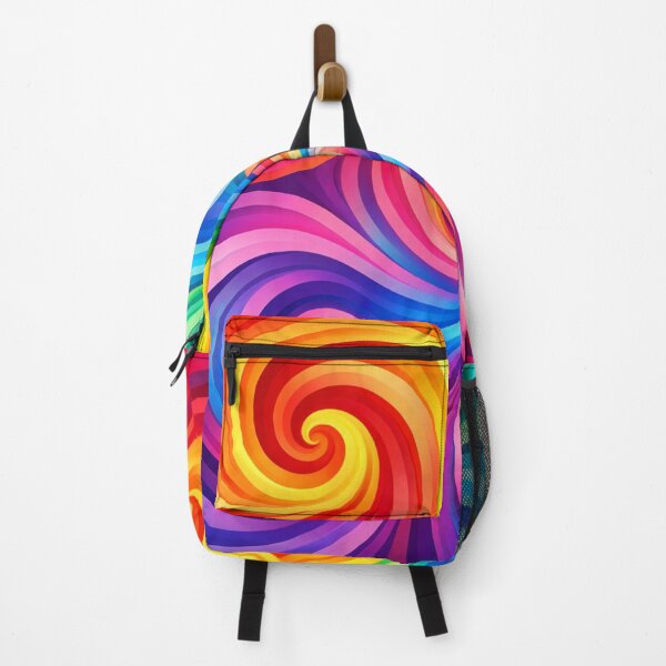 Item preview, Rainbow Swirl Vortex Vibrant Colorful Spiral Art designed and sold by Owcomm.