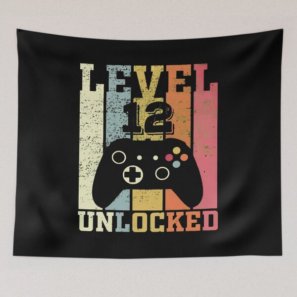 Item preview, Level 12 Unlocked Retro Gaming Birthday Cool designed and sold by OlyvieArt.