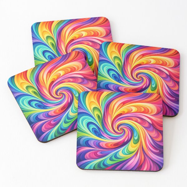 Item preview, Colorful Swirl Rainbow Vortex Pattern designed and sold by Owcomm.