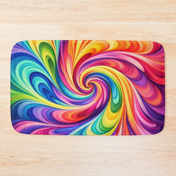 Item preview, Colorful Swirl Rainbow Vortex Pattern designed and sold by Owcomm.