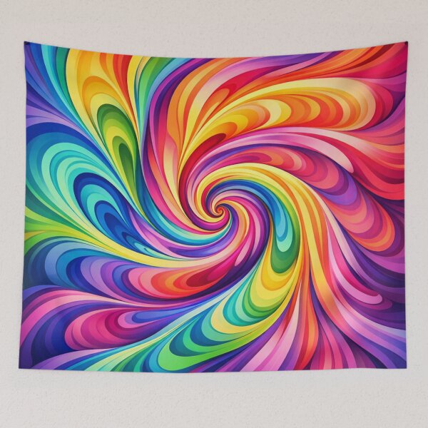 Item preview, Colorful Swirl Rainbow Vortex Pattern designed and sold by Owcomm.