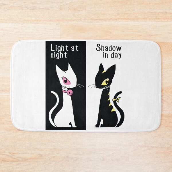 Item preview, Text black and white cats designed and sold by Konopikyu.