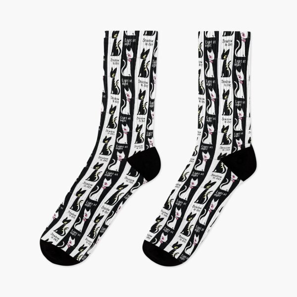 Item preview, Text black and white cats designed and sold by Konopikyu.