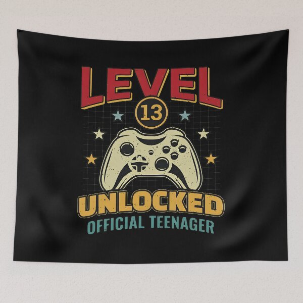 Item preview, Level 13 Unlocked Official Teenager Gaming designed and sold by OlyvieArt.
