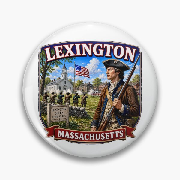 Item preview, Lexington, Massachusetts - Revolutionary War designed and sold by Myra365Art.