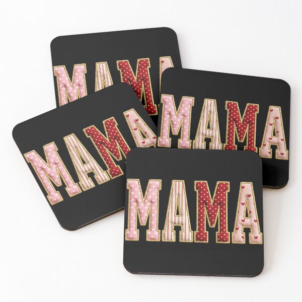 Item preview, Mama Patch Letters Heart Pattern Valentine Style designed and sold by zamiokaline.