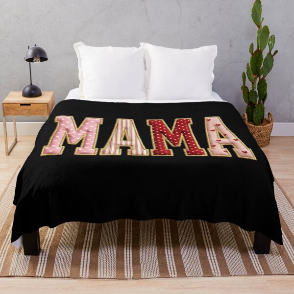 Item preview, Mama Patch Letters Heart Pattern Valentine Style designed and sold by zamiokaline.