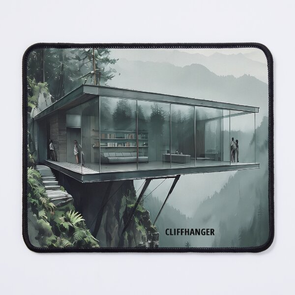 Item preview, CLIFFHANGER - Modern Architecture Glass Villa designed and sold by Modern Nest Art.