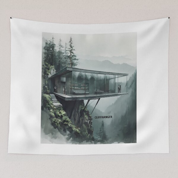 Artikelvorschau, CLIFFHANGER - Modern Architecture Glass Villa entworfen und verkauft von Modern Nest Art.