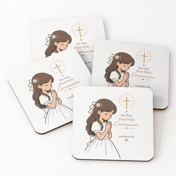 Item preview,  First Holy Communion - Faith, Grace and Blessings Design designed and sold by Nature's Palette.