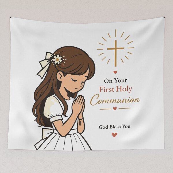 Item preview,  First Holy Communion - Faith, Grace and Blessings Design designed and sold by Nature's Palette.