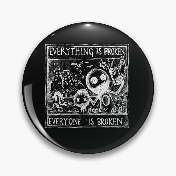 Item preview, Planet Telex - Broken - Illustrated Lyrics - Inverted designed and sold by bangart.