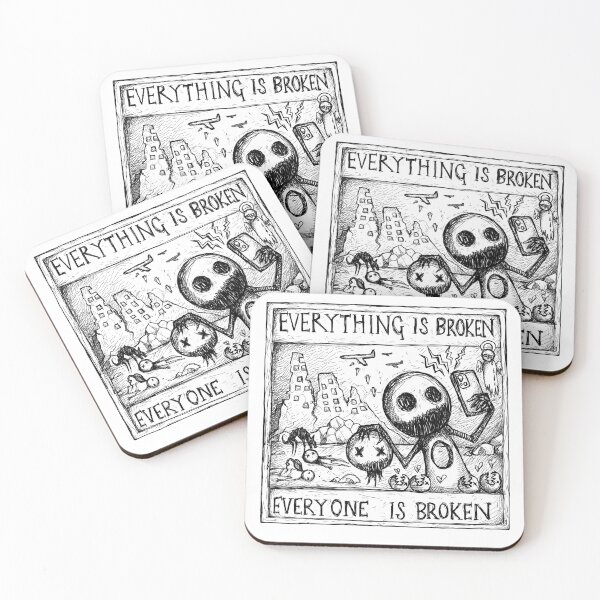 Item preview, Planet Telex - Broken - Illustrated Lyrics designed and sold by bangart.