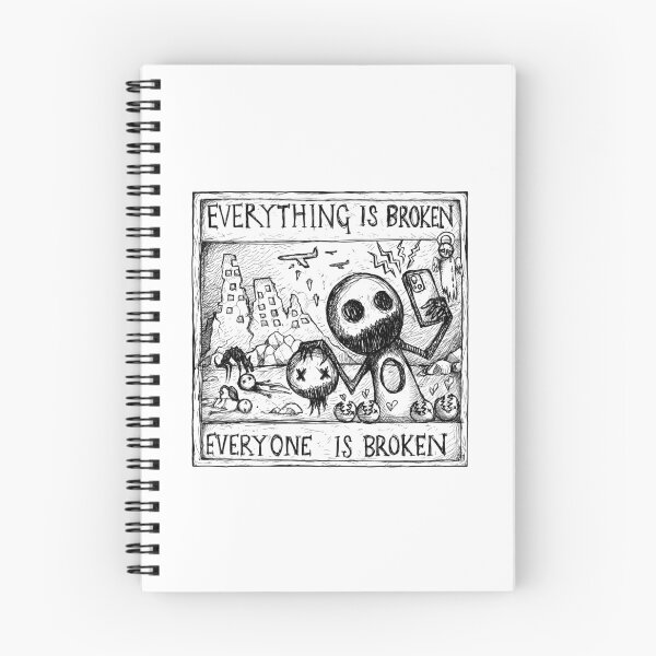 Item preview, Planet Telex - Broken - Illustrated Lyrics designed and sold by bangart.