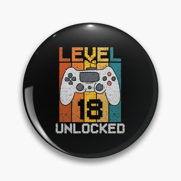 Artikelvorschau, Level 18 freigeschaltet: Gamer-Geburtstagscontroller entworfen und verkauft von OlyvieArt.