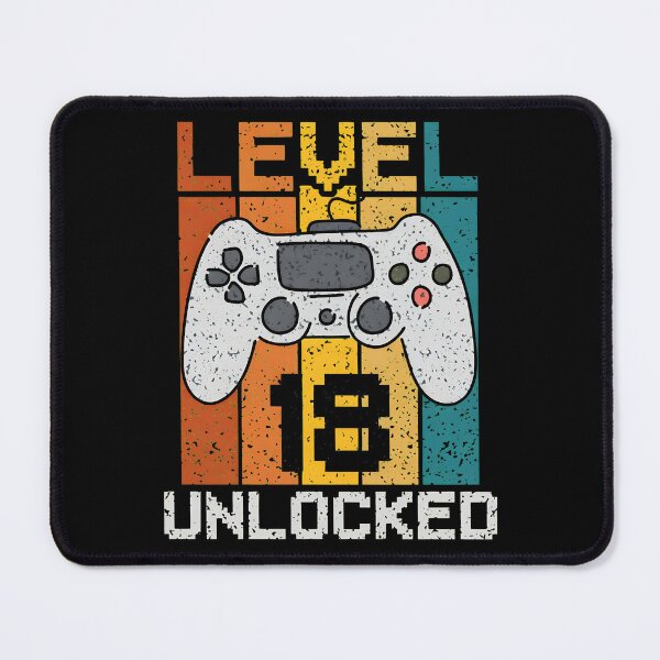 Item preview, Level 18 Unlocked Gamer Birthday Controller designed and sold by OlyvieArt.