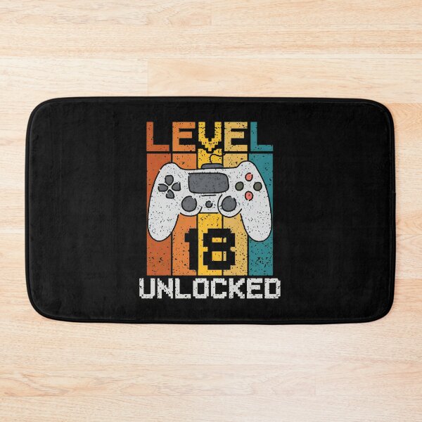 Item preview, Level 18 Unlocked Gamer Birthday Controller designed and sold by OlyvieArt.
