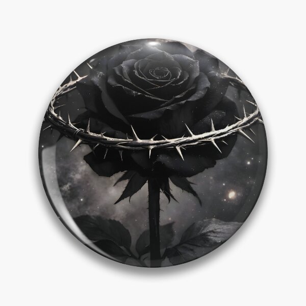 Item preview, The Saturnian Rose | Dark Academia Victorian Gothic Botanical Art designed and sold by Studio77-Gothic.