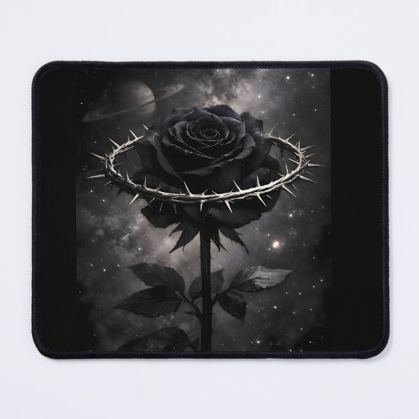 Item preview, The Saturnian Rose | Dark Academia Victorian Gothic Botanical Art designed and sold by Studio77-Gothic.