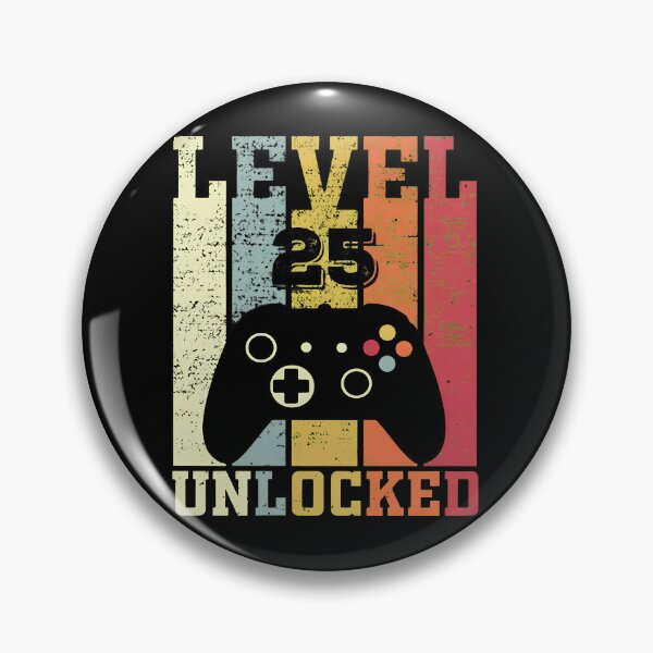 Item preview, Level 25 Unlocked Gamer Birthday Controller designed and sold by OlyvieArt.