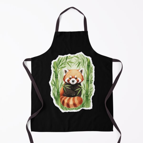 Item preview, Red Panda Monk Bamboo Calm Illustration designed and sold by JordynLadukeg65.