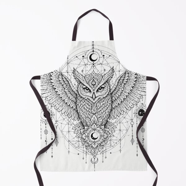 Item preview, Sacred Owl Mandala Open Wings Design designed and sold by suryabumblee.