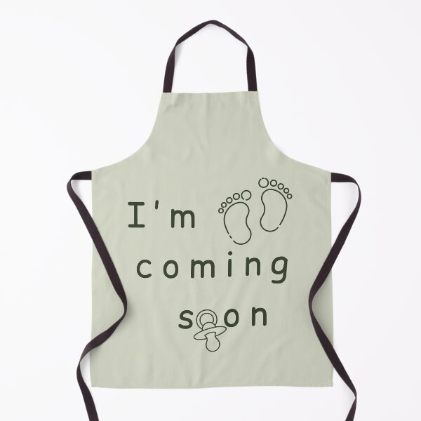 Item preview, I'm Coming Soon - Minimalist Pregnancy Announcement designed and sold by Très Joli Brothers.