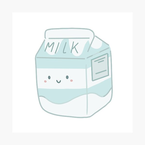 Item preview, White Milk Carton designed and sold by YanxiArts.