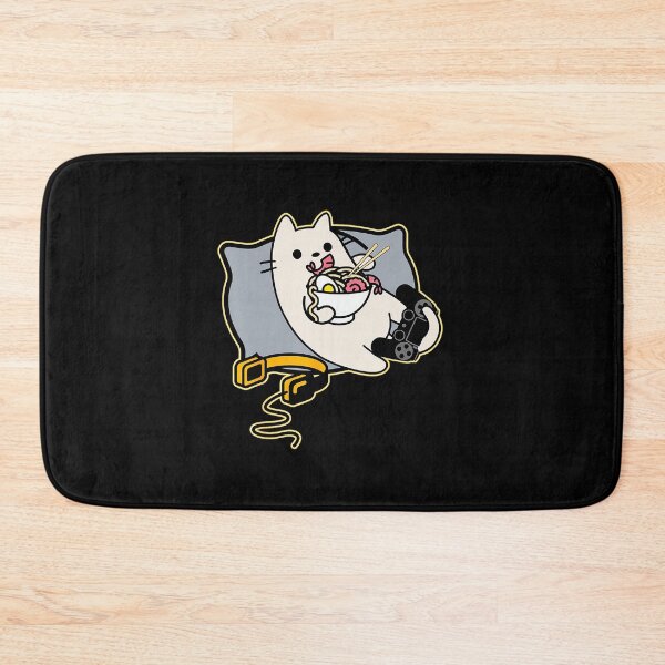 Item preview, Ramen Gamer Cat Chill Mode Illustration designed and sold by FGTV2021.