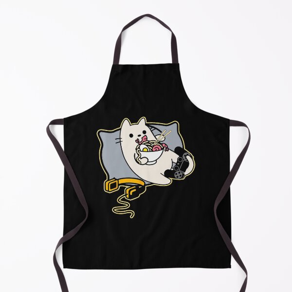 Item preview, Ramen Gamer Cat Chill Mode Illustration designed and sold by FGTV2021.