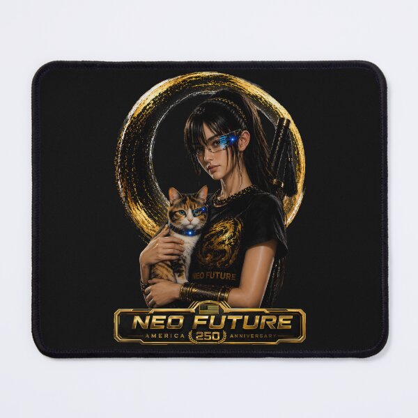 Item preview, Neo Future Cyber Samurai Girl Cat America 250 designed and sold by Dragon-Samurai.