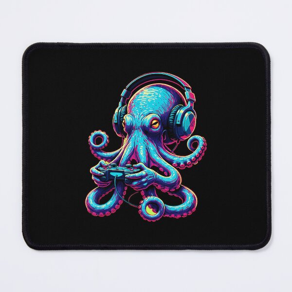 Item preview, Octopus Gamer Headphones Neon Controller designed and sold by FGTV2021.