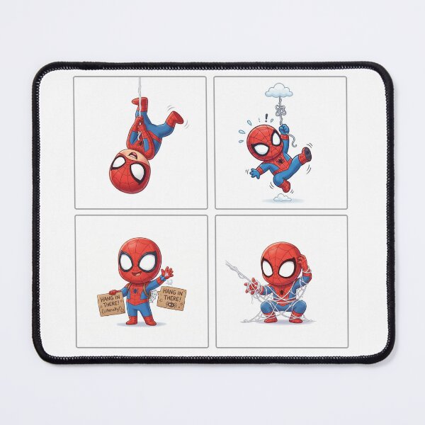Item preview, Cute Web Hero Motivational Set | Hang In There Cartoon Superhero | Funny Chibi Character Bundle designed and sold by amareshdas008.