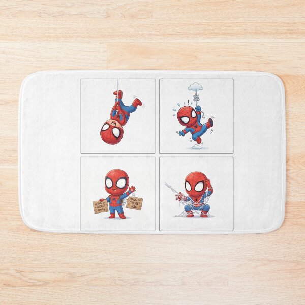 Item preview, Cute Web Hero Motivational Set | Hang In There Cartoon Superhero | Funny Chibi Character Bundle designed and sold by amareshdas008.