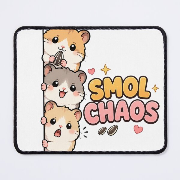 Item preview, Smol Chaos Hamster Kawaii Cartoon T-Shirt designed and sold by Amitabr14.