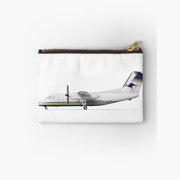 Item preview, DHC DASH 8 102 VH-FNQ AUSTRALIAN REGIONAL 1991 designed and sold by Grubby Fingers Aircraft Illustration.