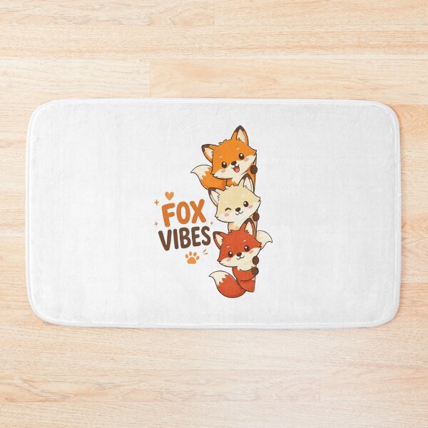 Item preview, Cute Fox Vibes Kawaii Cartoon T-Shirt designed and sold by Amitabr14.