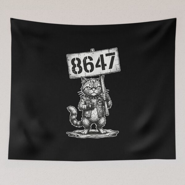 Item preview, 8647 Punk Cat Justice Statement designed and sold by dudelinart.