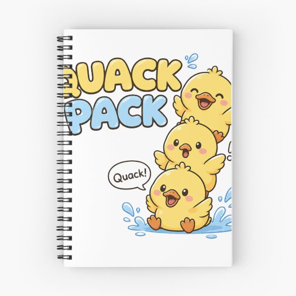 Item preview, Cute Quack Pack Duck Kawaii Cartoon T-Shirt designed and sold by Amitabr14.