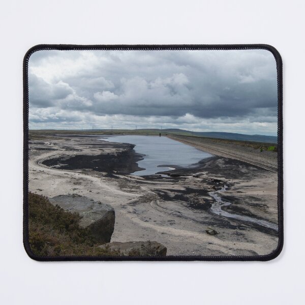 Item preview, Warland Reservoir Low Tide Near Blackstone Edge - Dramatic Yorkshire Moorland Landscape designed and sold by ArtworkNorth.