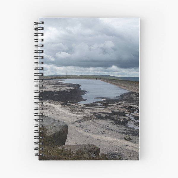 Item preview, Warland Reservoir Low Tide Near Blackstone Edge - Dramatic Yorkshire Moorland Landscape designed and sold by ArtworkNorth.