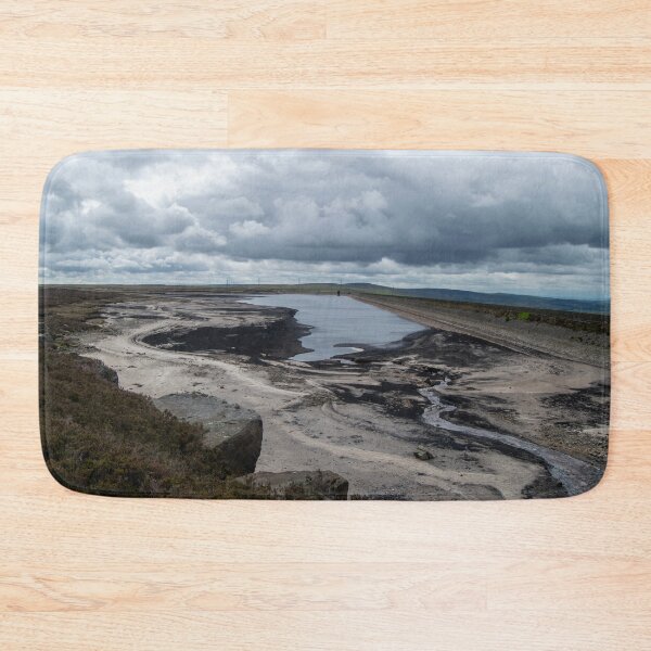 Item preview, Warland Reservoir Low Tide Near Blackstone Edge - Dramatic Yorkshire Moorland Landscape designed and sold by ArtworkNorth.