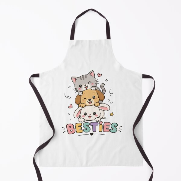 Aperçu de l'œuvre T-shirt mignon Besties Pet Stack Kawaii Cartoon créée et vendue par Amitabr14.