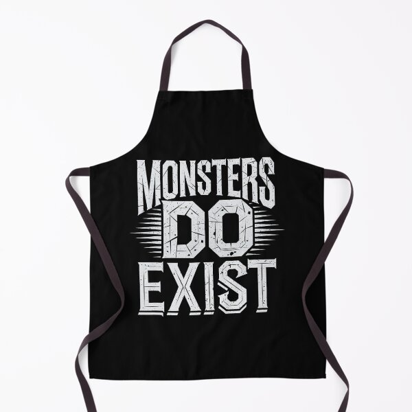 Item preview, Monsters Do Exist Bold Gothic Text designed and sold by eliramaison.