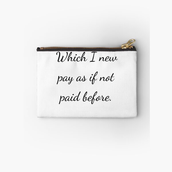 Item preview, "Which I new pay as if not paid before." - handwriting black designed and sold by ariksworld.