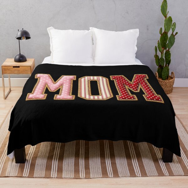 Item preview, Mom Patch Letters Heart Pattern  designed and sold by zamiokaline.