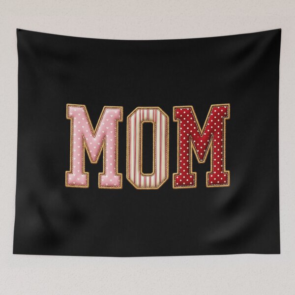 Item preview, Mom Patch Letters Heart Pattern  designed and sold by zamiokaline.