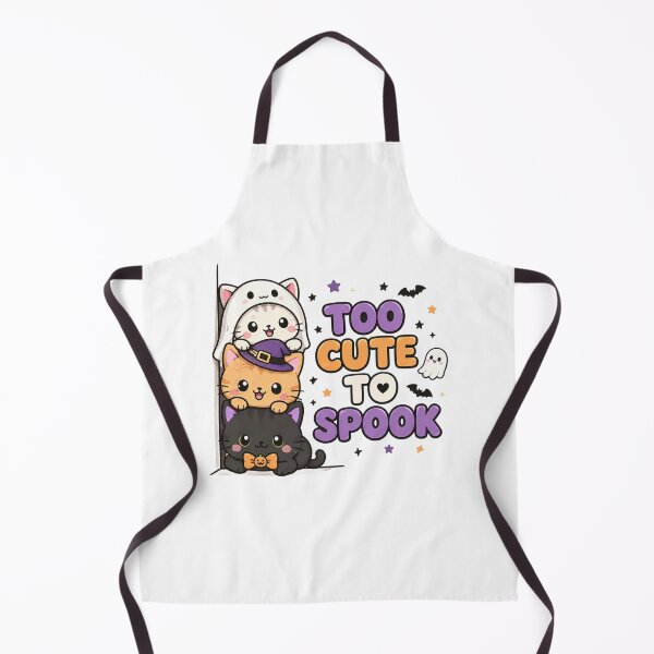 Item preview, Too Cute To Spook Halloween Cat Kawaii T-Shirt designed and sold by Amitabr14.