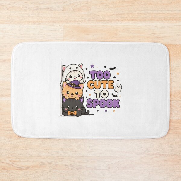 Item preview, Too Cute To Spook Halloween Cat Kawaii T-Shirt designed and sold by Amitabr14.